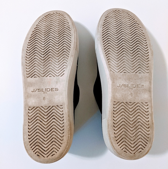 Anthropologie J/Slides Black Sequin Slip Ons SZ 8 - Picture 2 of 8